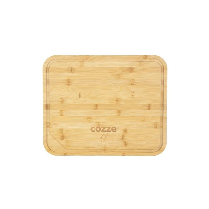 foto del prodotto ezooza tagliere in bamb 430 x 350 x 20 mm certificata lfgb cozze by