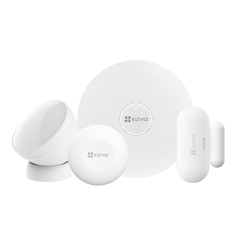 foto del prodotto ezviz cs tx a3 centralina sensore pir sensore apertura chiusura pulsante zigbee
