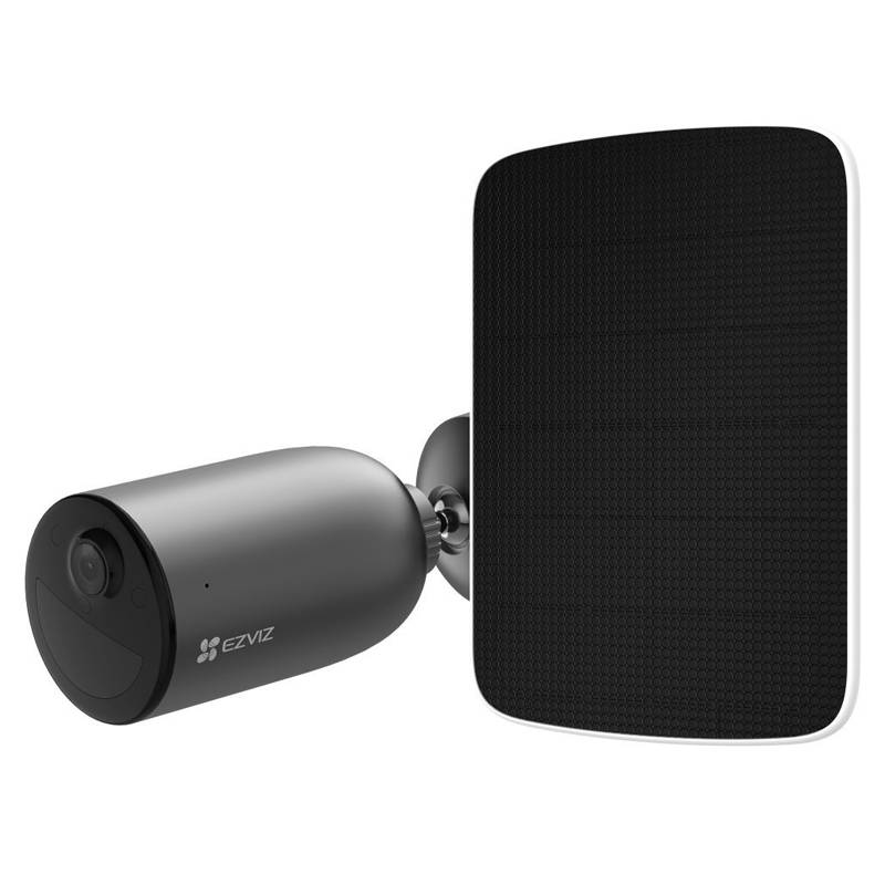 foto del prodotto ezviz eb3 4g solar panel 5watt telecamera da esterno a batteria 4g 2k color night vision difesa attiva sensore movimento ai custom vocal alert