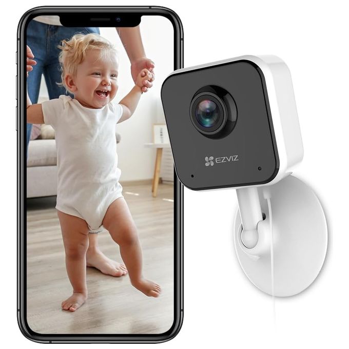 foto del prodotto ezviz h1c telecamera wifi cube da interno full hd 1080p smart home per monitoraggio bambini,animali