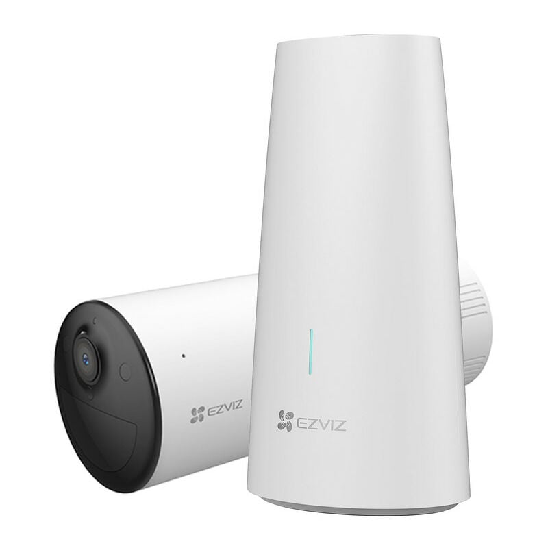 foto del prodotto ezviz hb3 b1 2k, telecamera di sorveglianza a batteria 1 cam base , wi fi halow, ip67, rilevamento persone ia, visione notturna