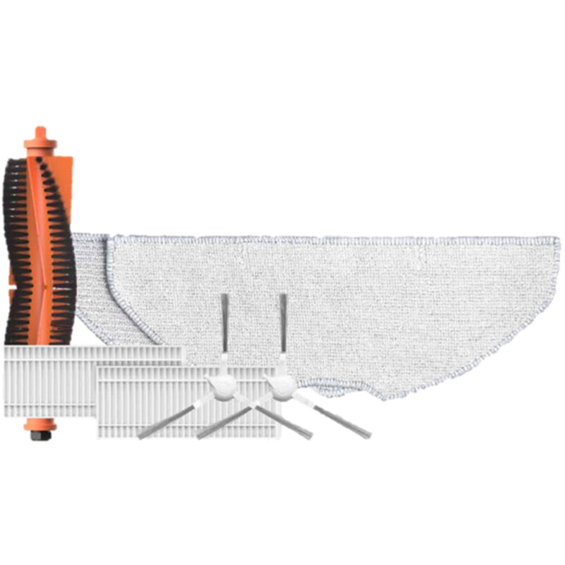 foto del prodotto ezviz kit accessori per robot aspirapolvere re4 re5 arancione nero bianco