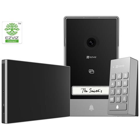 foto del prodotto ezviz tp7 sistema per video citofono 17,8 cm 7 nero, grigio