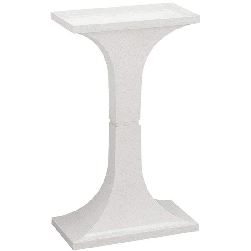 foto del prodotto f 70 supporto in plastica per gabbie eva, gala, ibiza open, palladio 3, piano 3, rekord 3, villa.. variante misure 44 x 23.5 x h 72 cm bianco