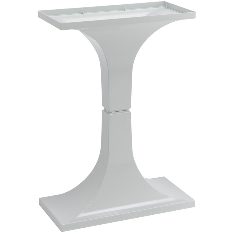foto del prodotto f 71 supporto in plastica per gabbie nuvola, palladio 4, piano 4, viola, rekord 4.. variante misure 52 x 25 x h 72 cm grigio ferplast