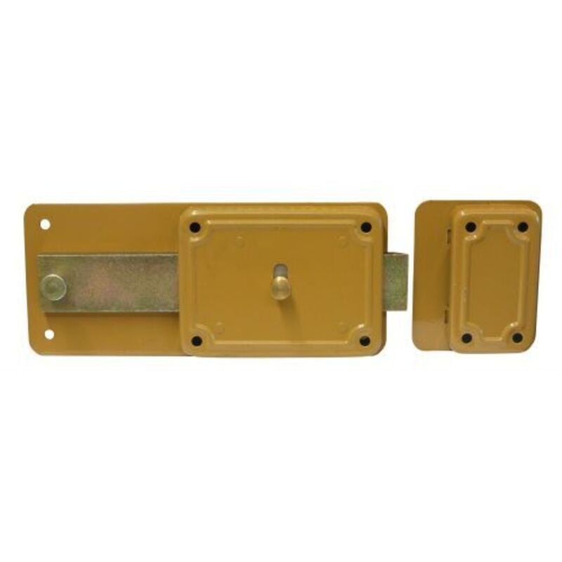 foto del prodotto f.lli facchinetti ferroglietto serratura legno appl. 5 m.+s. cil/staccato art. p50 e.40 2 pz