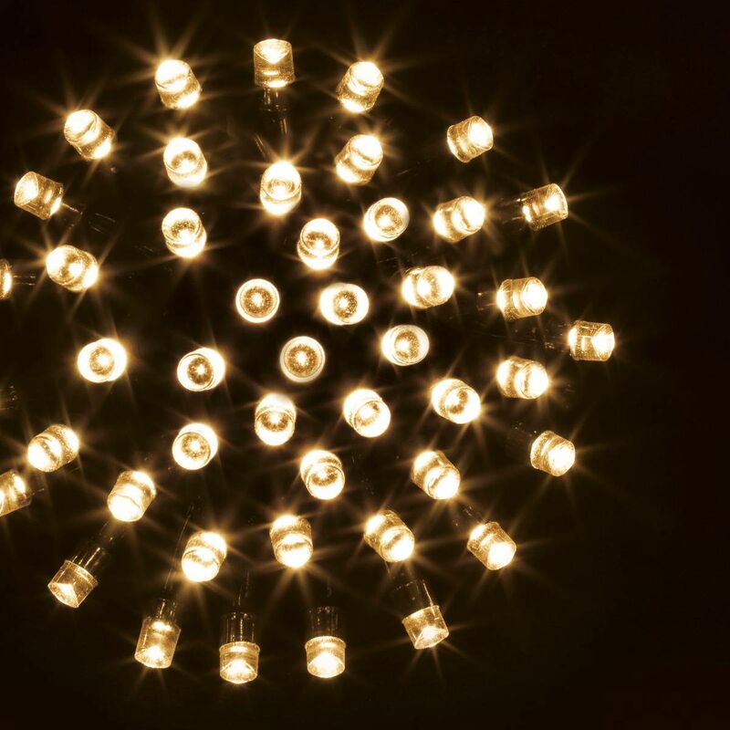 foto del prodotto f ric lights and christmas 300 led bianco caldo luce di stringa per esterni 30m feeric lights christmas