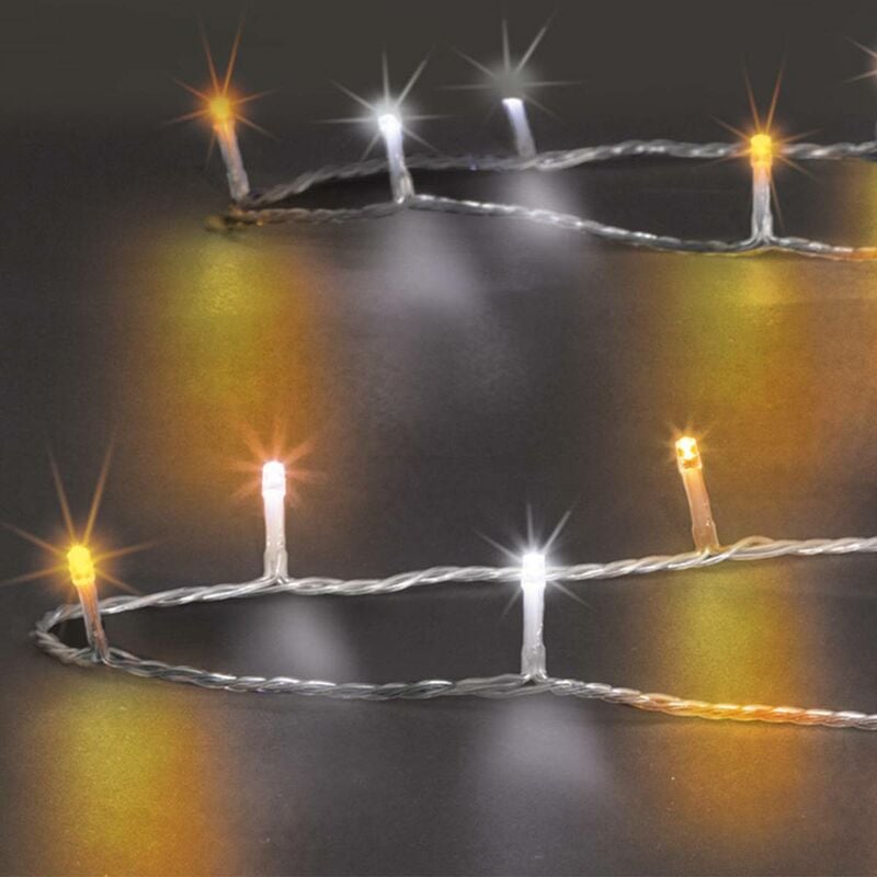 foto del prodotto f ric lights and christmas 300 led bianco freddo luce di stringa per esterni 30m feeric lights christmas