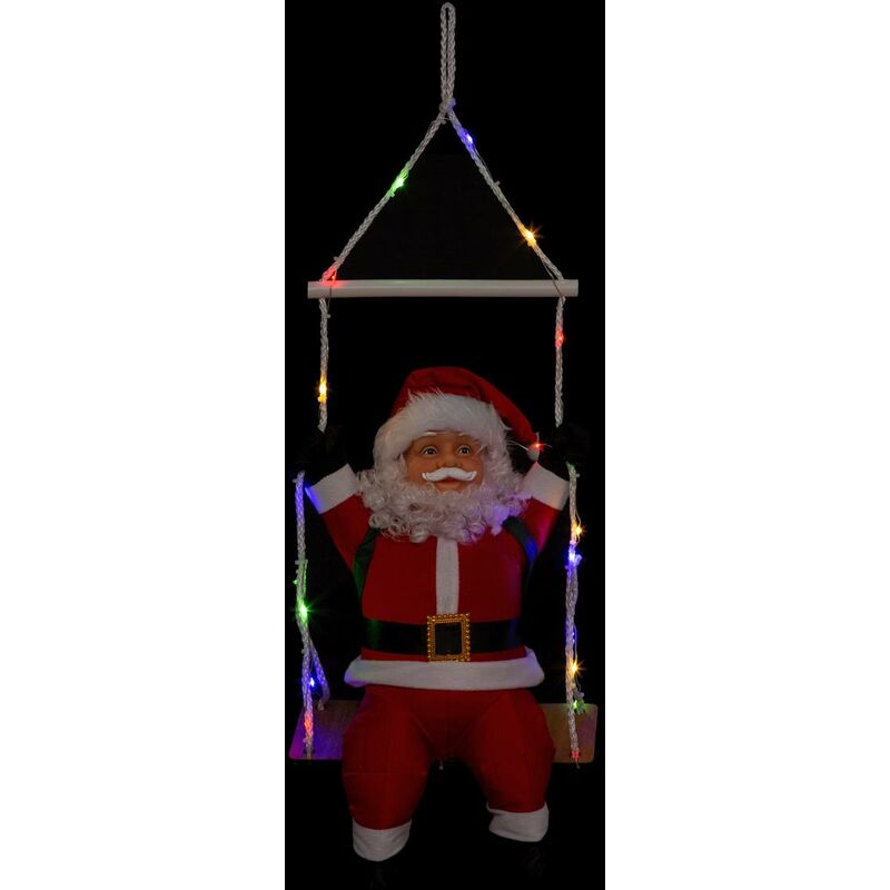 foto del prodotto f ric lights and christmas babbo natale scala a led 8 funzioni h60 feeric lights christmas