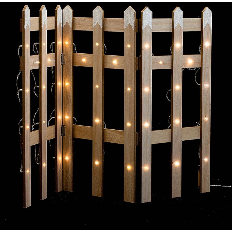foto del prodotto f ric lights and christmas decorazione interna bar neige h 60 legno feeric lights christmas