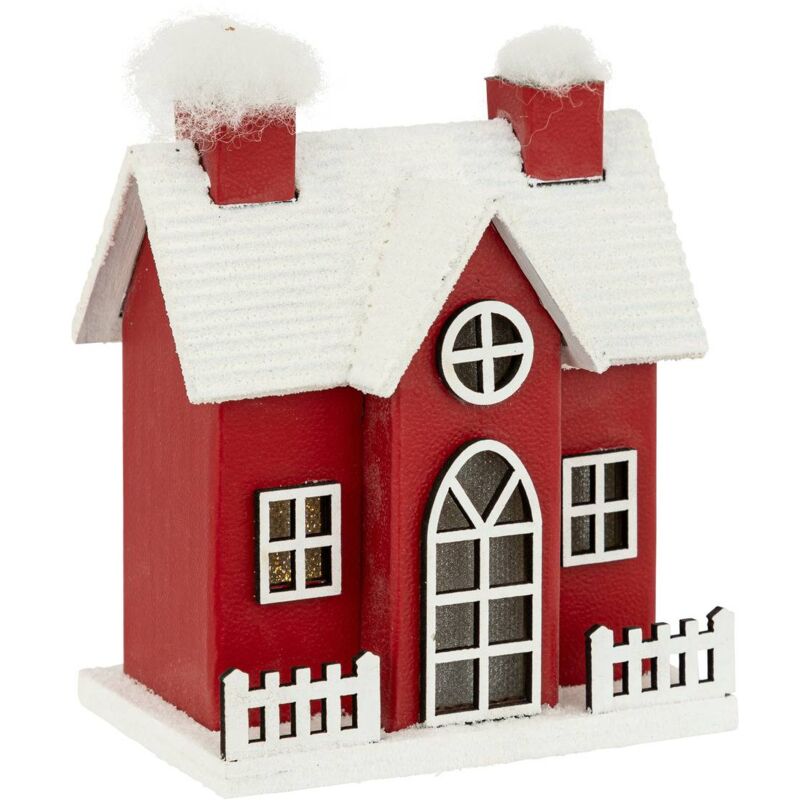 foto del prodotto f ric lights and christmas - decorazione rossa per la casa 1 led a batteria - feeric lights christmas