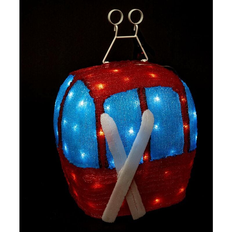 foto del prodotto f ric lights and christmas gondola illuminata per esterni h36,5 cm 80 led trasformatore feeric lights christmas