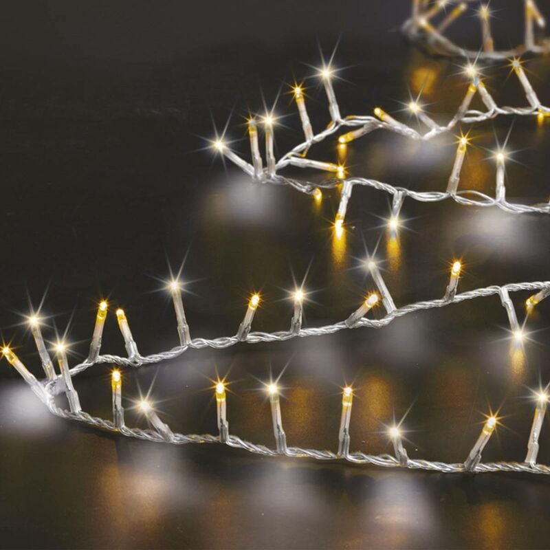 foto del prodotto f ric lights and christmas stringa luminosa per esterni 750 led bianco freddo bianco caldo feeric lights christmas