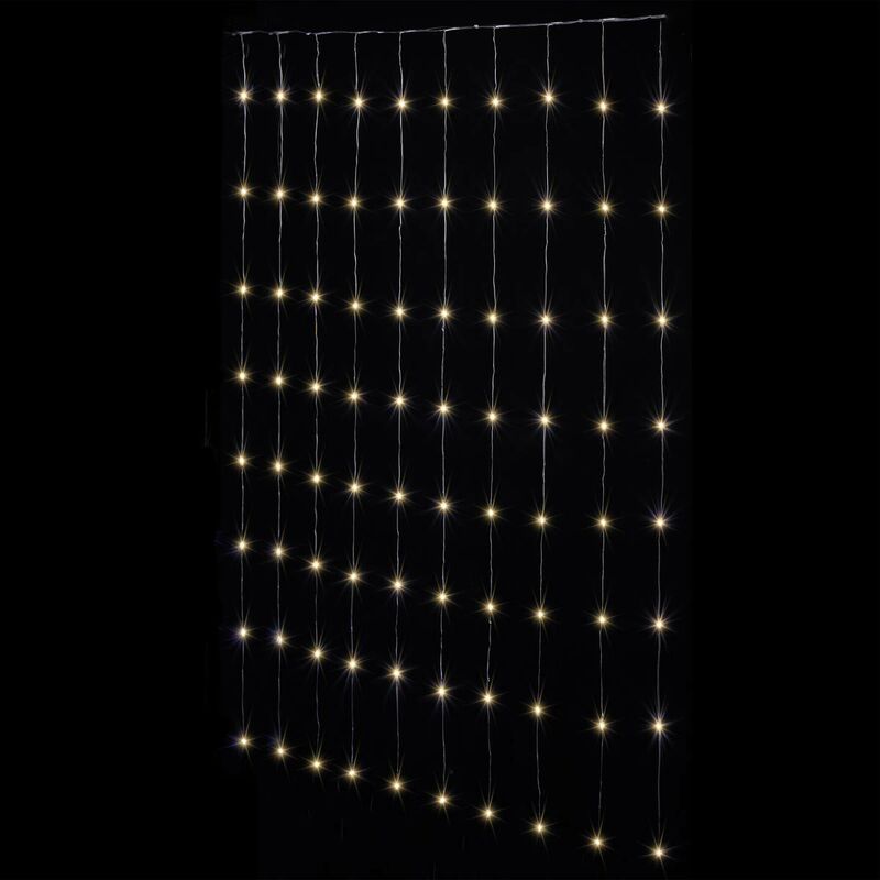 foto del prodotto f ric lights and christmas tenda esterna 190x200cm bianco caldo 400 led trasformatore feeric lights christmas