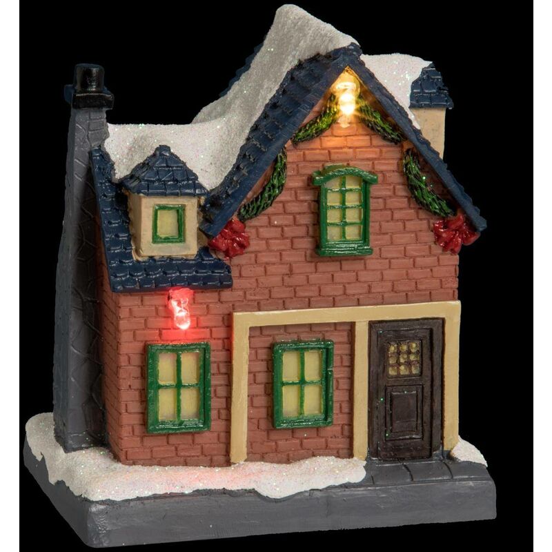 foto del prodotto f ric lights and christmas villaggio di natale a 2 led a batteria modello a feeric lights christmas