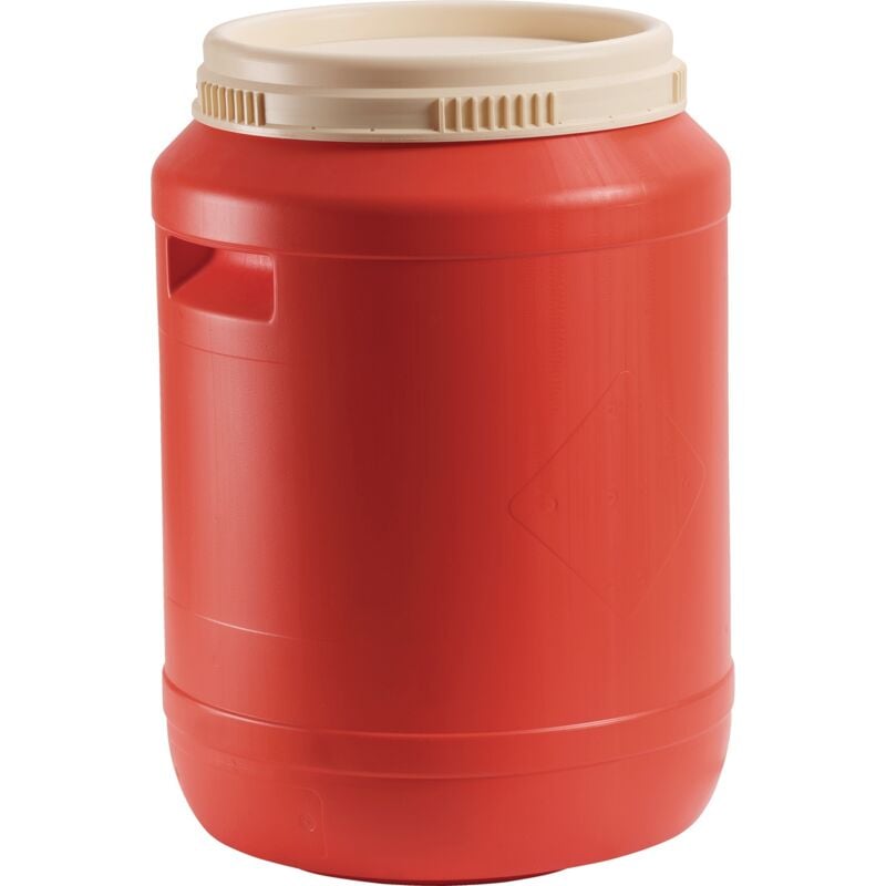 foto del prodotto f t de batterie 60l hd pe orange pur couvercle ivoire clair avec poign es encastr es wemas
