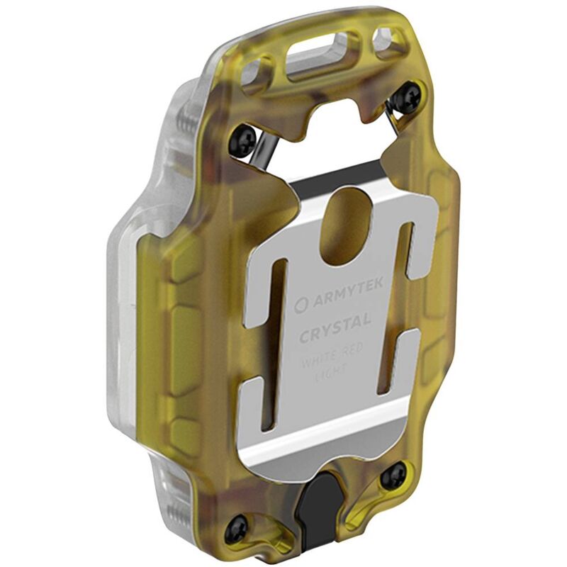 foto del prodotto f07001y crystal yellow lampada portatile led monocolore giallo, trasparente armytek