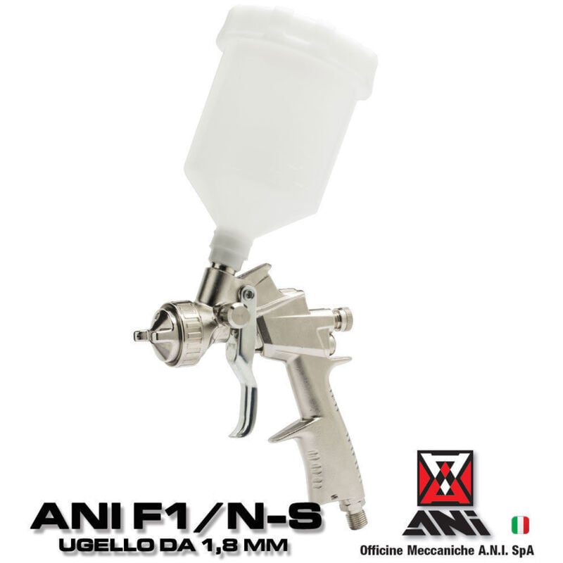foto del prodotto f1 n s 11 a 18 aerografo pistola a spruzzo per verniciatura professionale ani