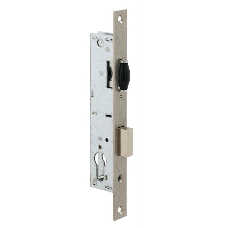 foto del prodotto f108390010 serratura a 1 punto di sicurezza 8 39,5 con piastra di riscontro metalux