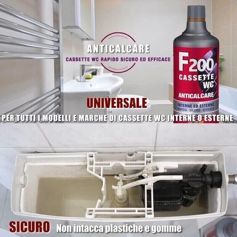 foto del prodotto f200 disincrostante anticalcare cassette wc 1lt faren