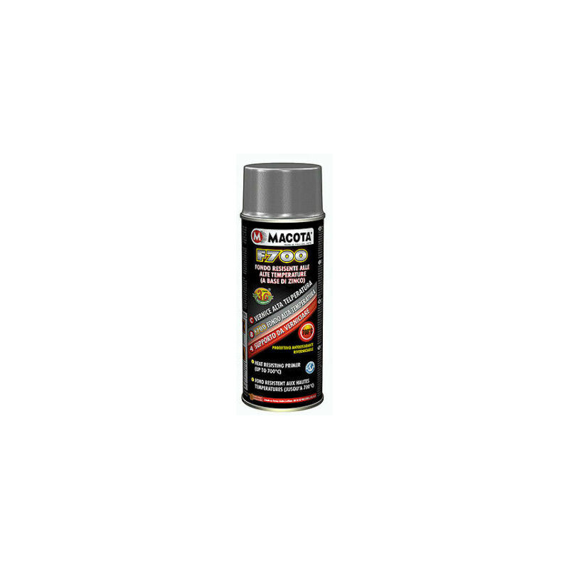 foto del prodotto f700 fondo resistente alla alte temperature a base di zinco 700 c 400 ml macota