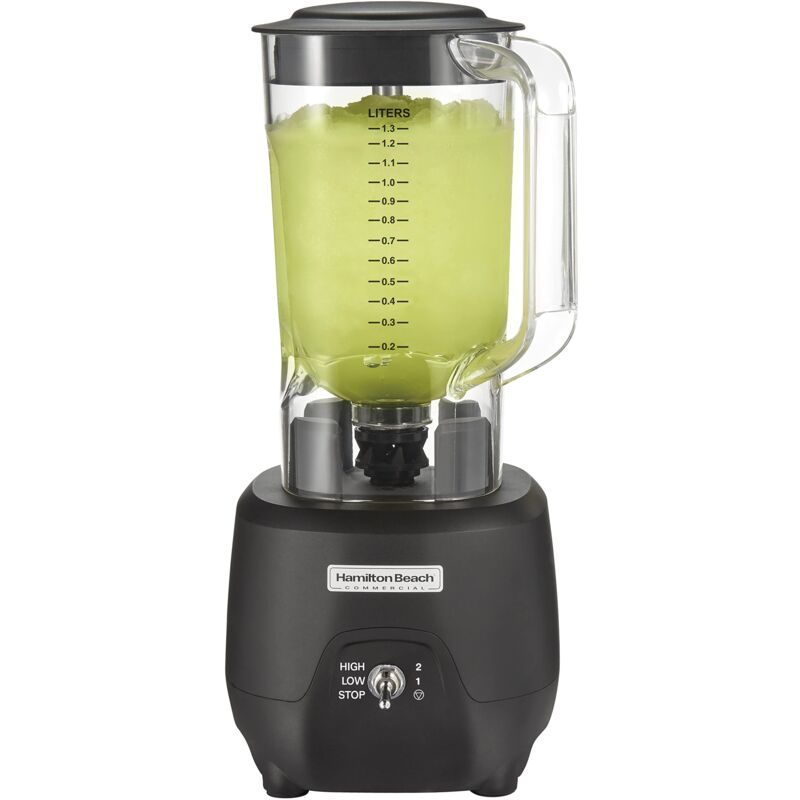 foto del prodotto fa sa hamilton beach 908 r bar blender hbb908r ce, 1 hp, contenitore in policarbonato da 1,3 l, 2 velocit , 220 240 v, nero