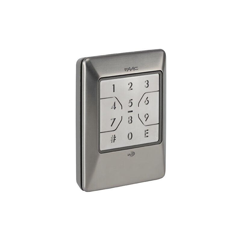 foto del prodotto faac 404037 selettore tastierino trasmittente via radio a combinazione radio key pad 433mhz xkp w