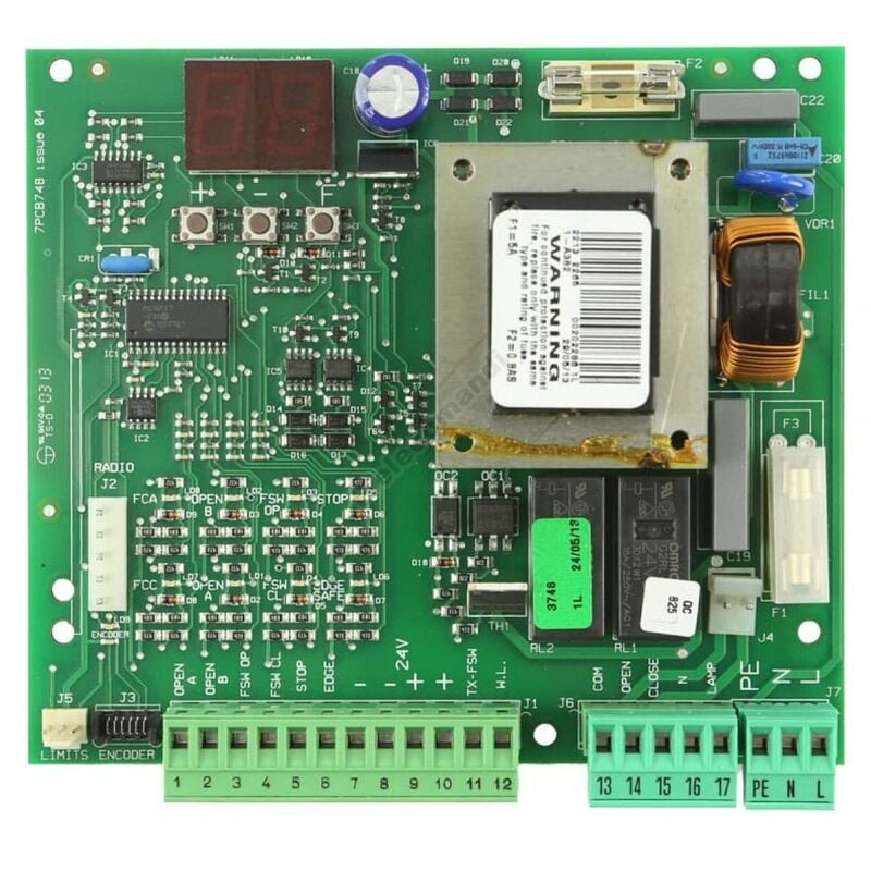 foto del prodotto faac centralina scheda centrale elettronica 740d cancello scorrevole