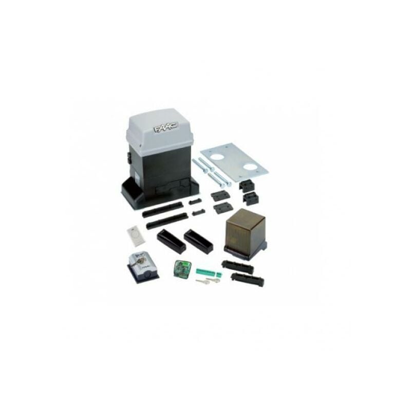 foto del prodotto faac kit automazione cancello scorrevole, motore elettrico pratico kit 230v safe 10564944