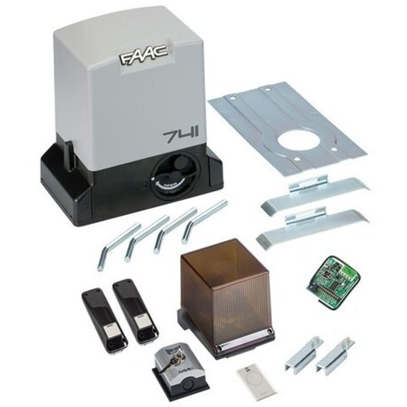 foto del prodotto faac kit cancello scorrevole delta 3 230v 900 kg. cod. 105630445 