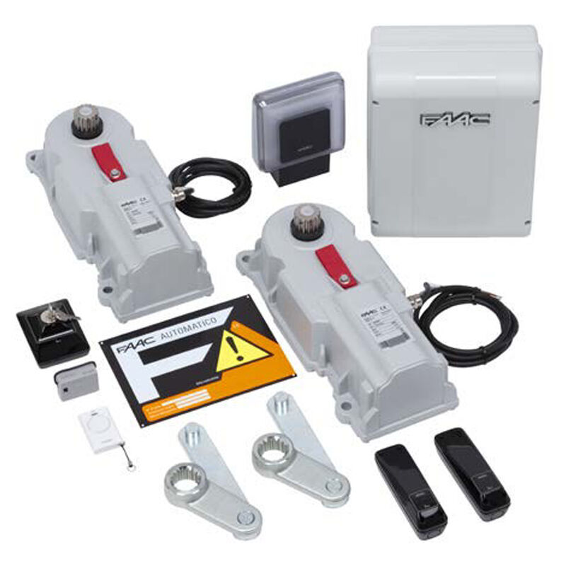 foto del prodotto faac power kit 106747445 770n 24v automazione cancello ante battenti interrato