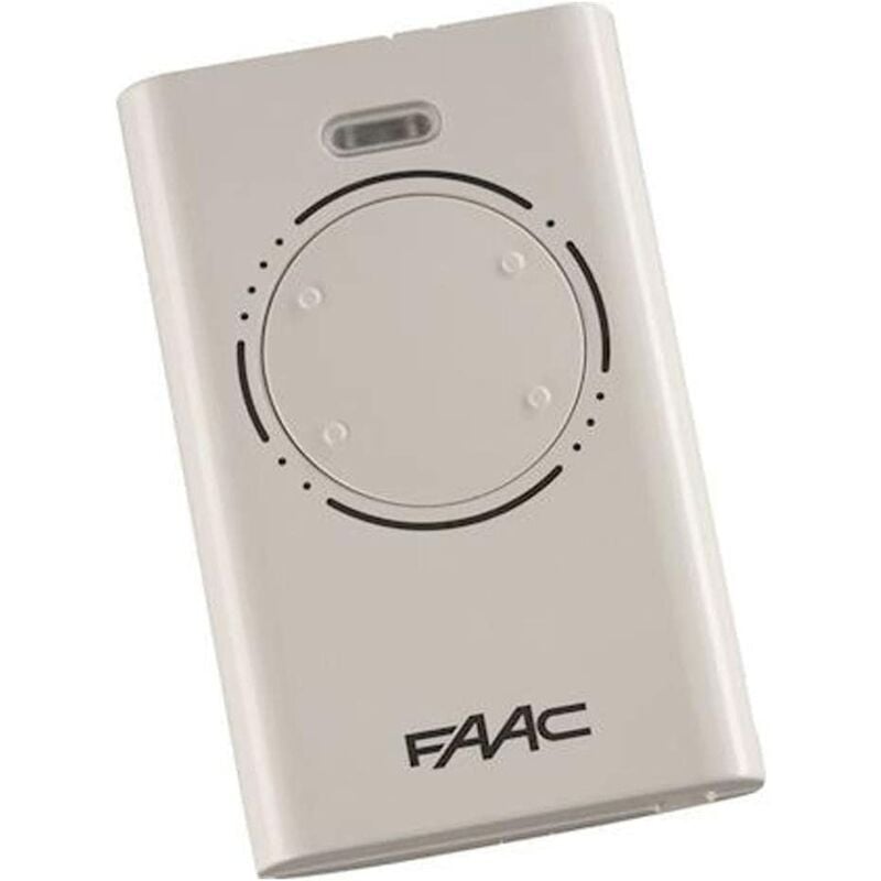 foto del prodotto faac telecomando 4 canali 868mhz bianco xt4 868 tecnologia slh lr