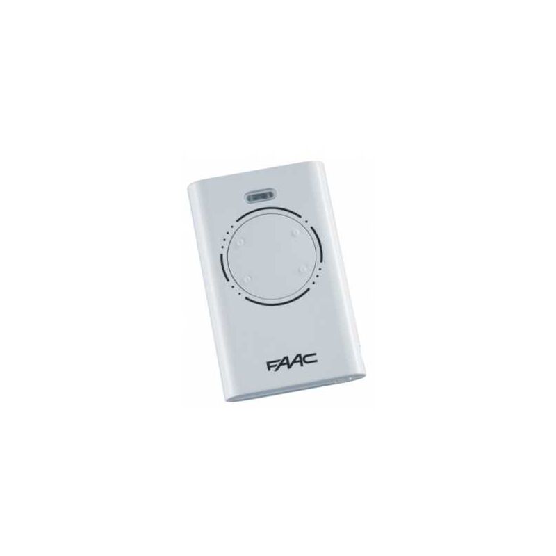 foto del prodotto faac xt4 telecomando 4 canali 433mhz bianco trasmettitore originale rolling code slh lr 787008