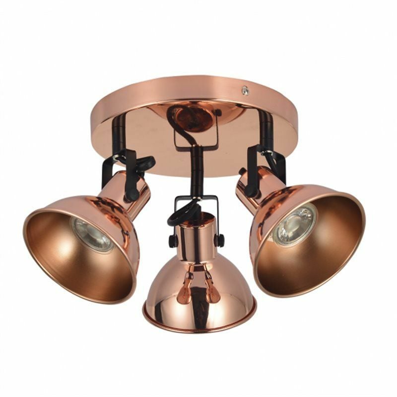 foto del prodotto fab 114483011 plafoniera arabia 3xgu10 lampadine rame nere non incluse