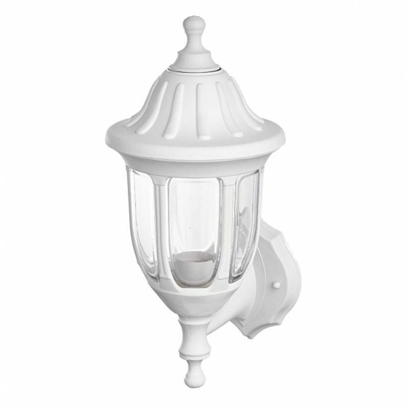 foto del prodotto fab 125961001 applique da esterno angelica 1xe27 bianco ip44 policarbonato 36,2x16,6x20,5 cm