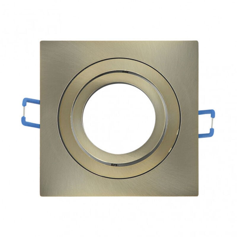 foto del prodotto fab 14348cu14 incasso orient.cenote 1xgu10 quadrato cuoio 2x9,2x9,2 cm 8 taglio. c portalampada