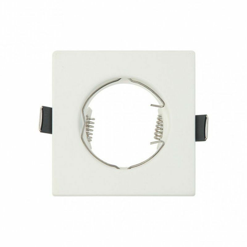 foto del prodotto fab 14428fc01 incasso magura 1xgu10 quadrato bianco 2,5x8,2x8,2 cm taglio 7 portalampade incluso