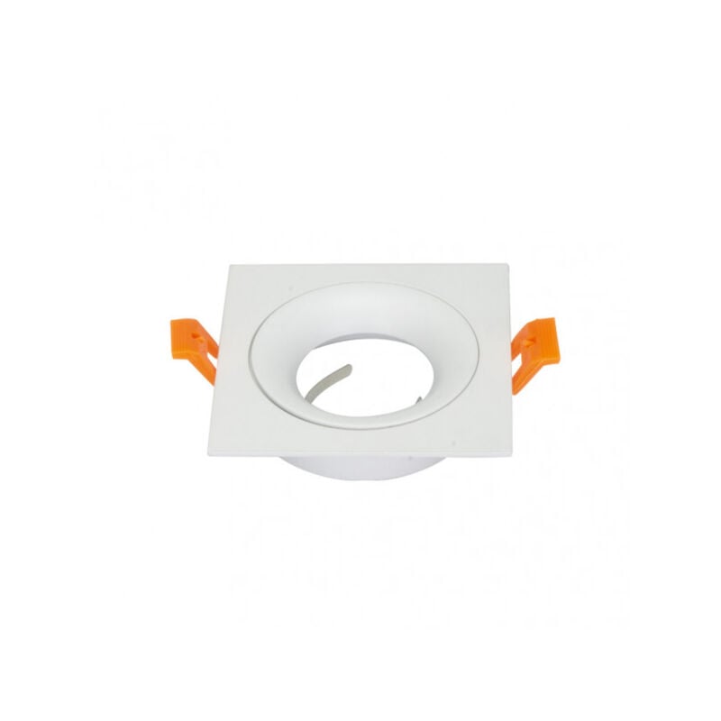 foto del prodotto fab 14448cu01 incasso anou 1xgu10 quadrato bianco 2x9,2x9,2 cm 8 de taglio. c portalampara