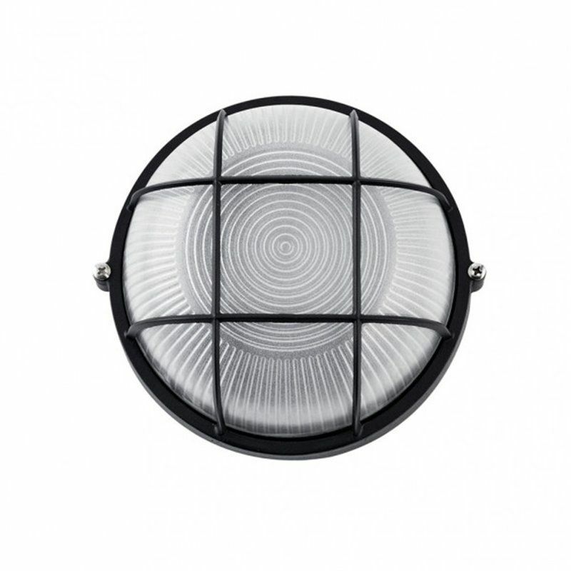 foto del prodotto fab 148161009 applicare ext. alluminio apus small 1xe27 nero 9x17,5x17,5 cm ip44