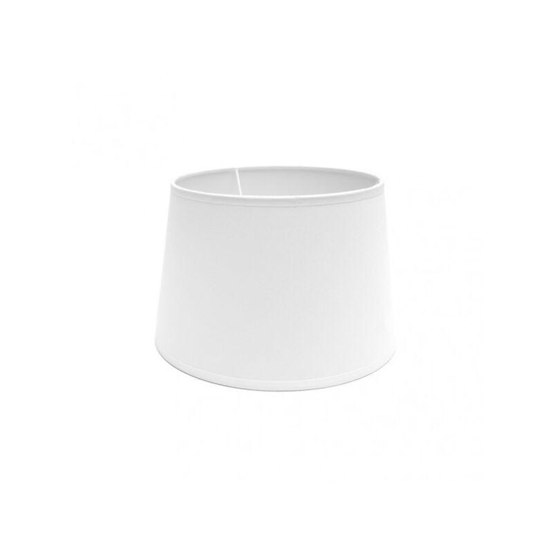 foto del prodotto fab 157313001 paralume trasparente e27 bianco 30dx22dx18h aperto conico