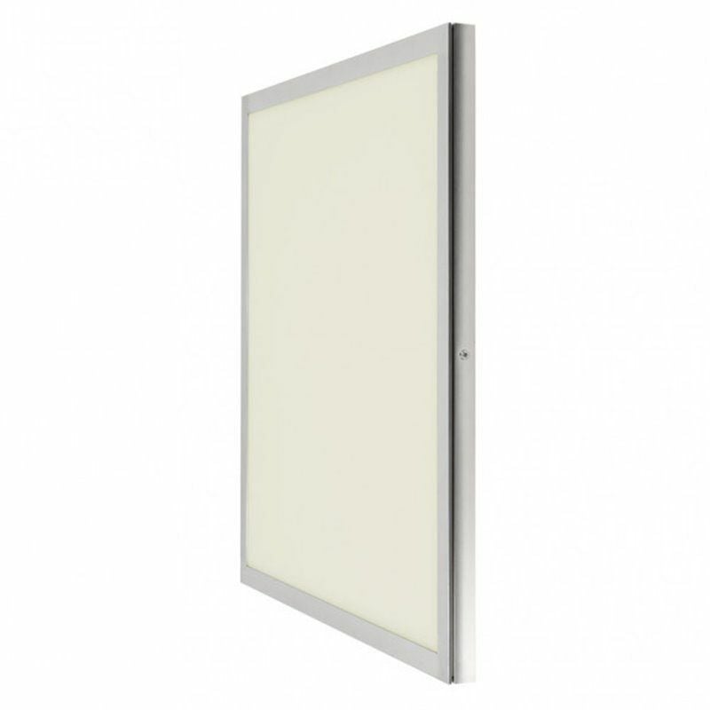 foto del prodotto fab a65861103 superficie del pannello. 48w 3000k nichel satinato 60x60x2,3 3840lm tolstoi