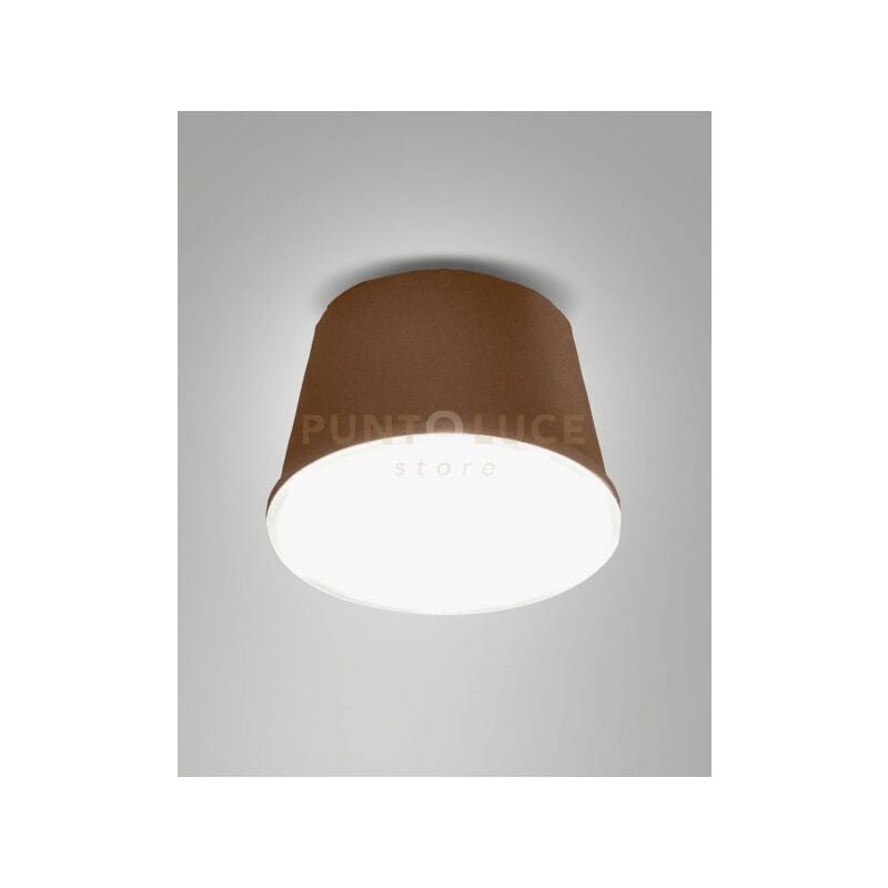 foto del prodotto fabas armanda illuminatore corten a led 3w 3000k 320lm dimmerabile e orientabile ricaricabile ip54
