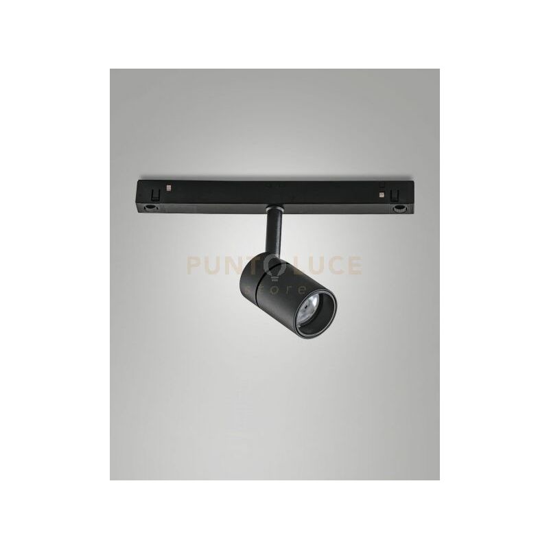 foto del prodotto fabas ermes spot 2700k 500lm 6w 48v per sistema binario nero 16 on off