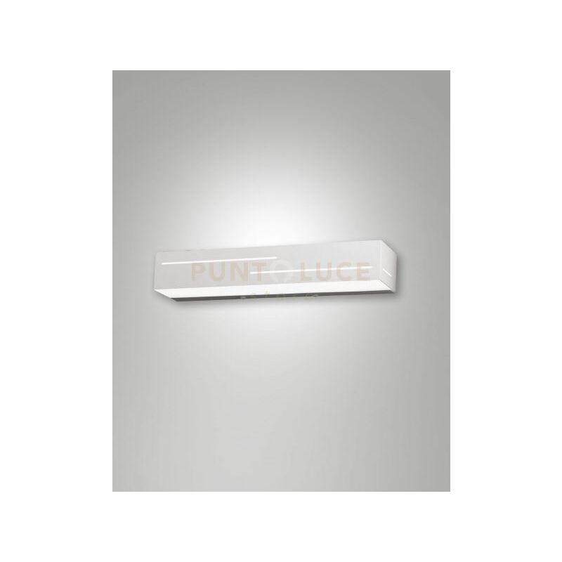 foto del prodotto fabas luce banny applique bianco a led 3000k 18w 1700 lm 31cm ip20