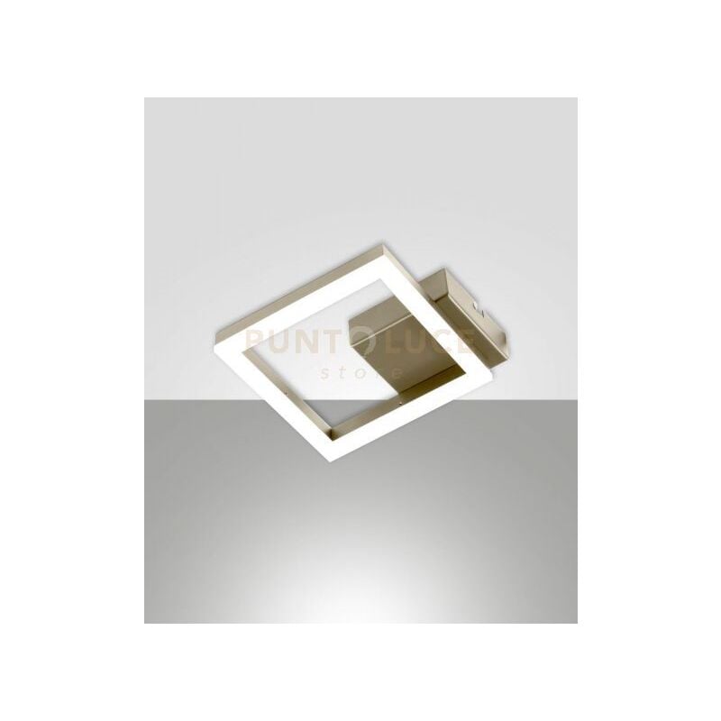 foto del prodotto fabas luce bard applique oro opaco 1 luce 3000k 11w 1080 lm, 17cm dimmerabile