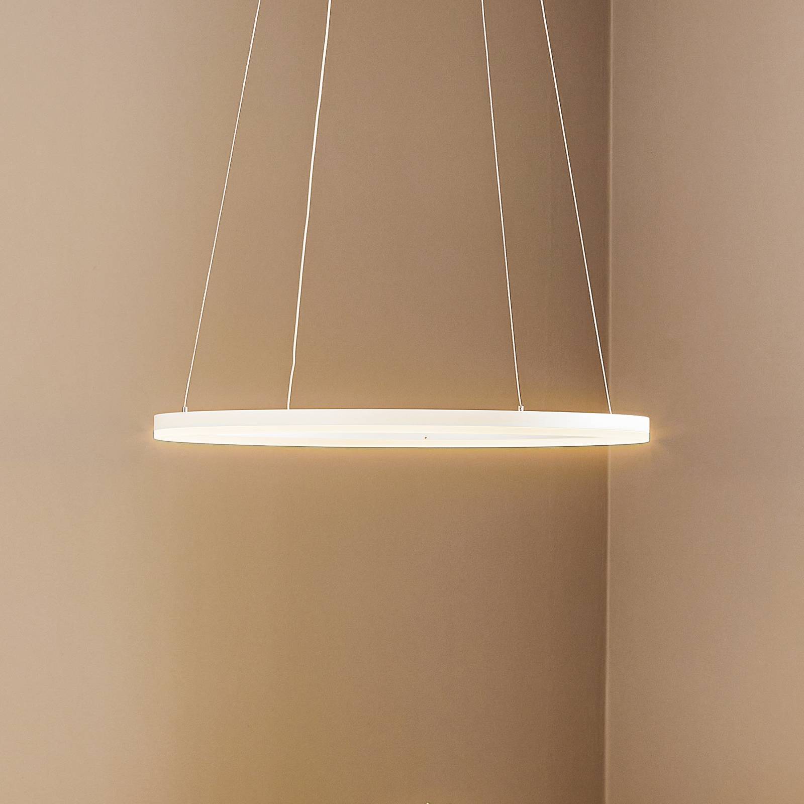 foto del prodotto fabas luce lampada led a sospensione giotto a 1 luce bianco