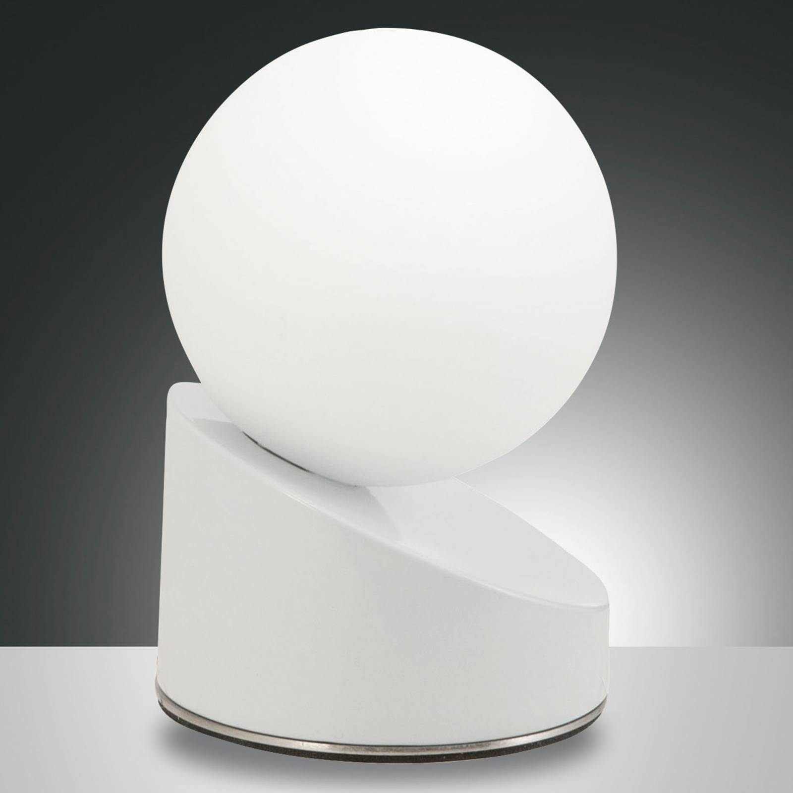 foto del prodotto fabas luce lampada led da tavolo gravity, bianco