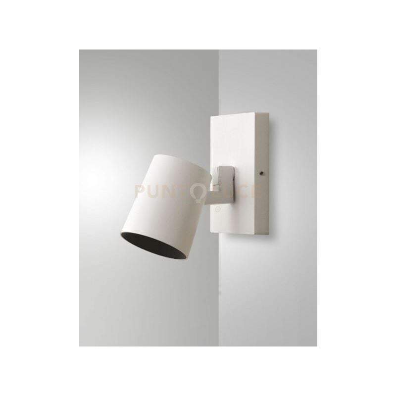 foto del prodotto fabas luce lighting modo spot bianco 1 luce alluminio spazzolato orientabile attacco gu10 ip20