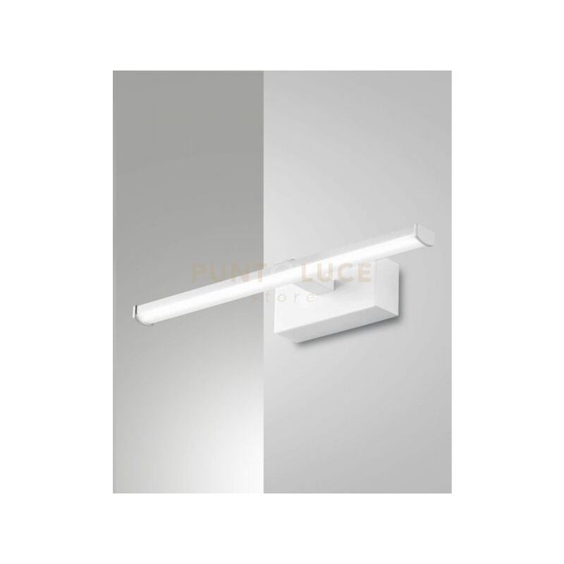 foto del prodotto fabas luce lighting nala applique bianco l. 30cm a led 3000k 6w 700 lm ip44