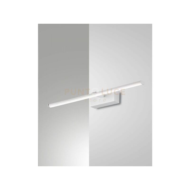foto del prodotto fabas luce lighting nala applique bianco l. 50cm a led 3000k 10w 1200 lm ip44